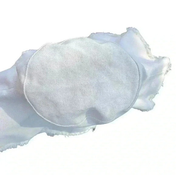 H&M women’s bucket hat cream sz M like new no flaws - Picture 3 of 8